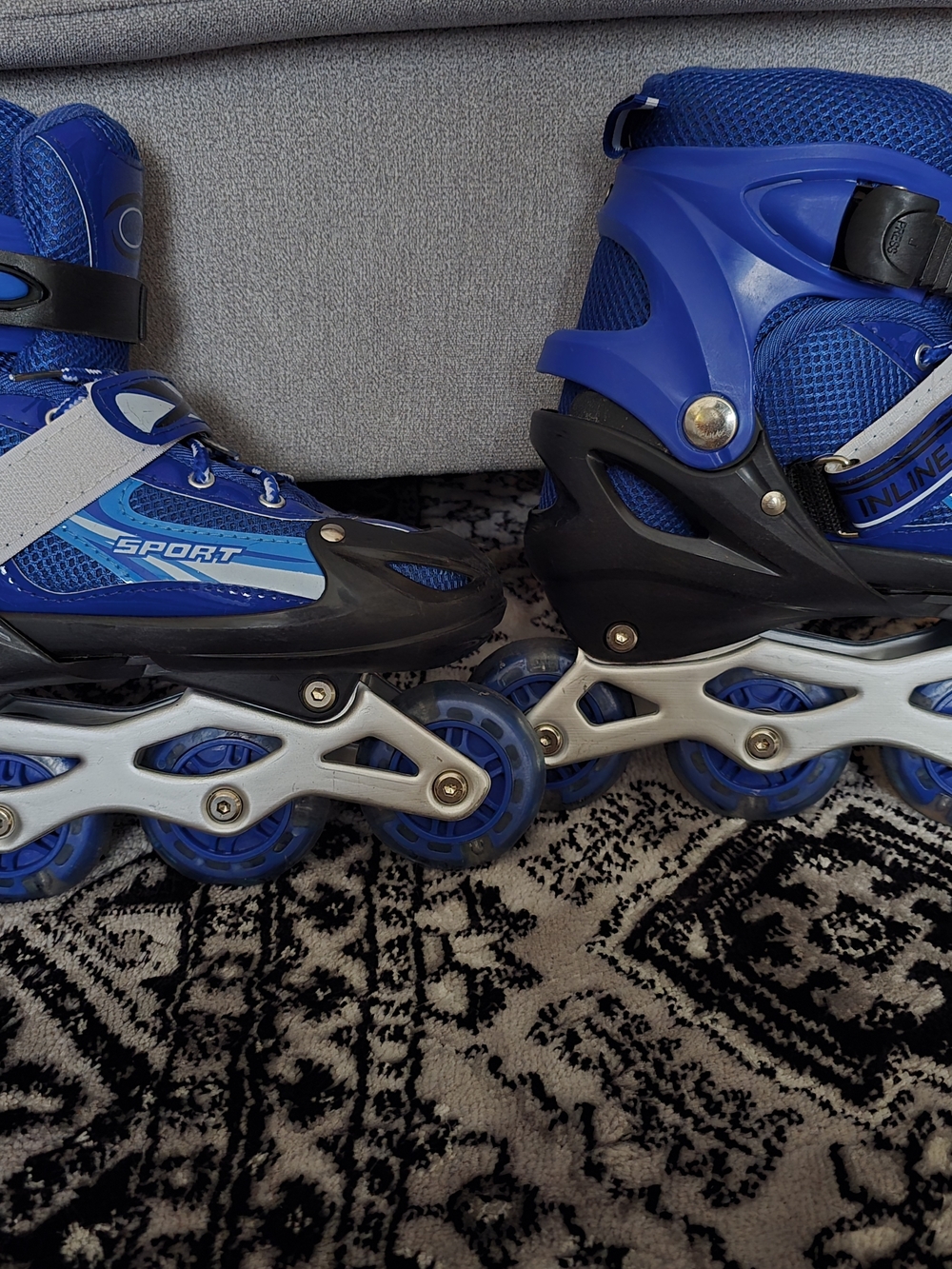 Blue Kids Inline Skates - Sport